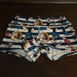 NWOT Rok the Box medium Popeye shorts